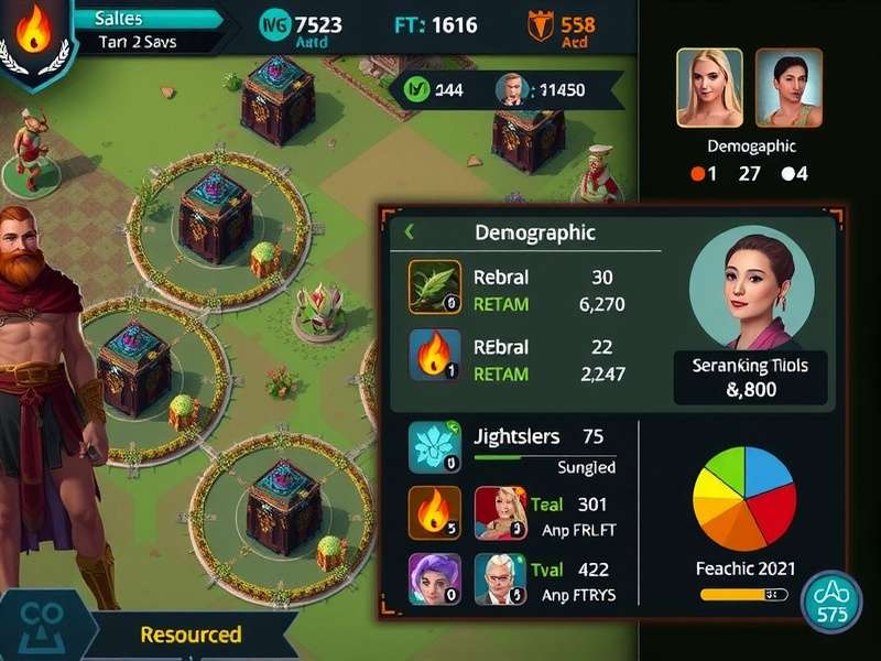 Tea Titans gameplay screenshot showing strategic elements